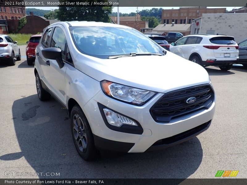 Moondust Silver Metallic / Medium Stone 2021 Ford EcoSport S