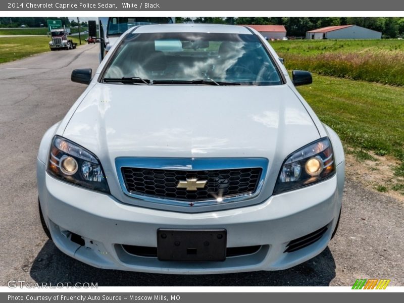White / Black 2014 Chevrolet Caprice Police Sedan