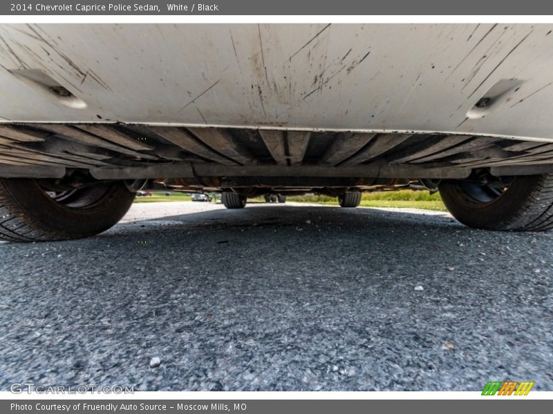 White / Black 2014 Chevrolet Caprice Police Sedan