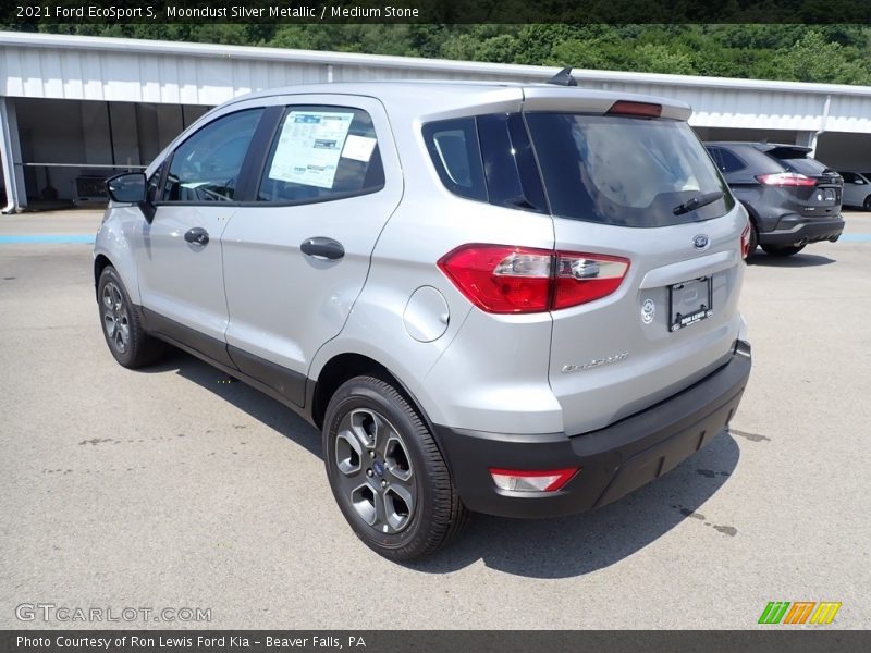 Moondust Silver Metallic / Medium Stone 2021 Ford EcoSport S