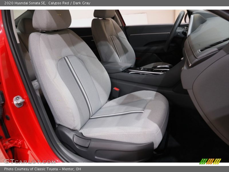 Calypso Red / Dark Gray 2020 Hyundai Sonata SE