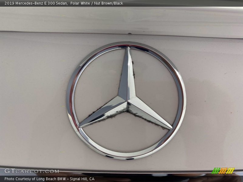 Polar White / Nut Brown/Black 2019 Mercedes-Benz E 300 Sedan