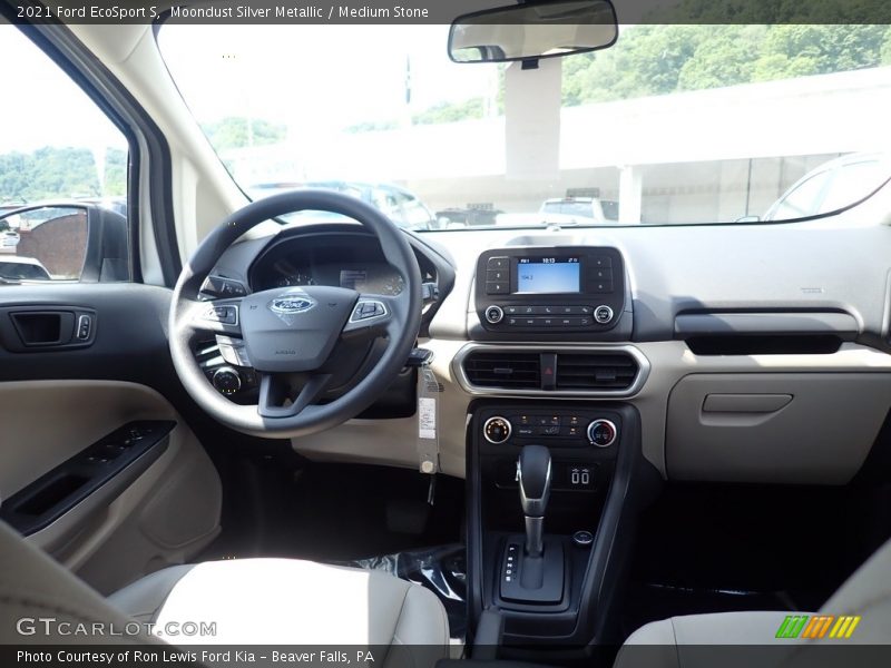 Moondust Silver Metallic / Medium Stone 2021 Ford EcoSport S