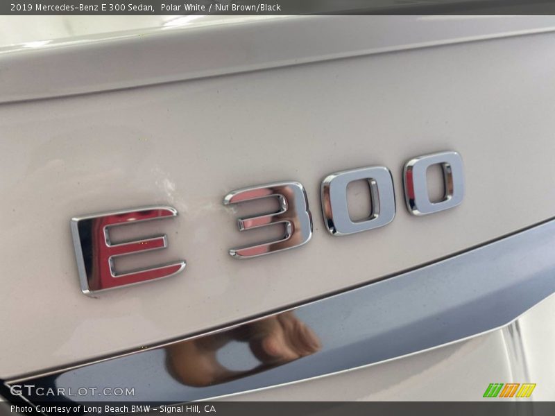 Polar White / Nut Brown/Black 2019 Mercedes-Benz E 300 Sedan