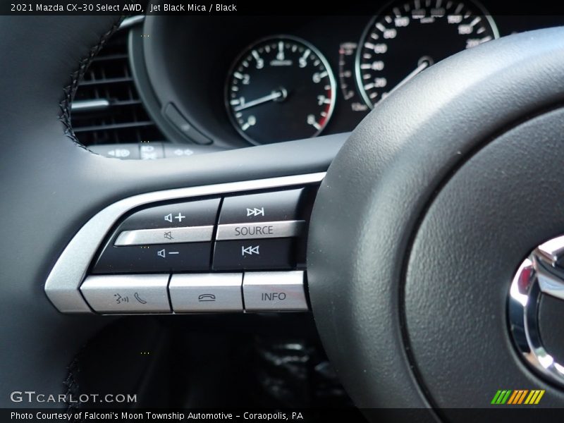 Jet Black Mica / Black 2021 Mazda CX-30 Select AWD
