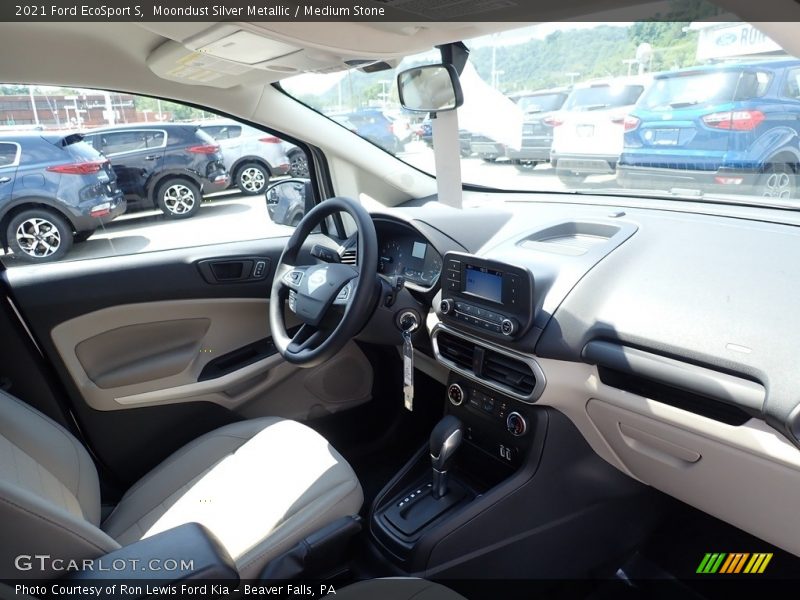 Moondust Silver Metallic / Medium Stone 2021 Ford EcoSport S