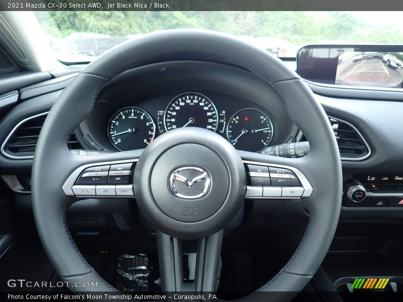 Jet Black Mica / Black 2021 Mazda CX-30 Select AWD