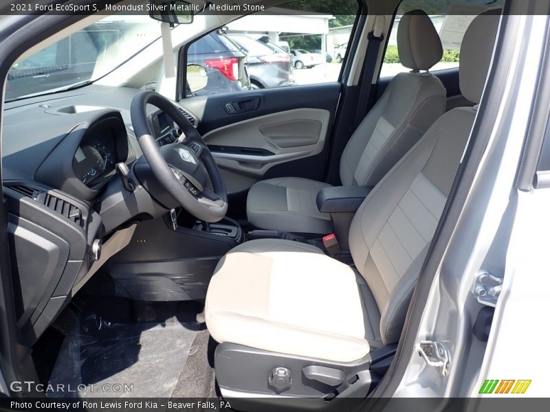 Moondust Silver Metallic / Medium Stone 2021 Ford EcoSport S