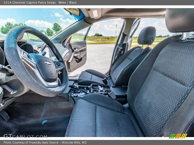 White / Black 2014 Chevrolet Caprice Police Sedan
