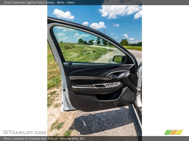 White / Black 2014 Chevrolet Caprice Police Sedan