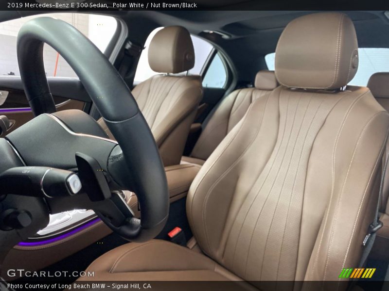 Polar White / Nut Brown/Black 2019 Mercedes-Benz E 300 Sedan
