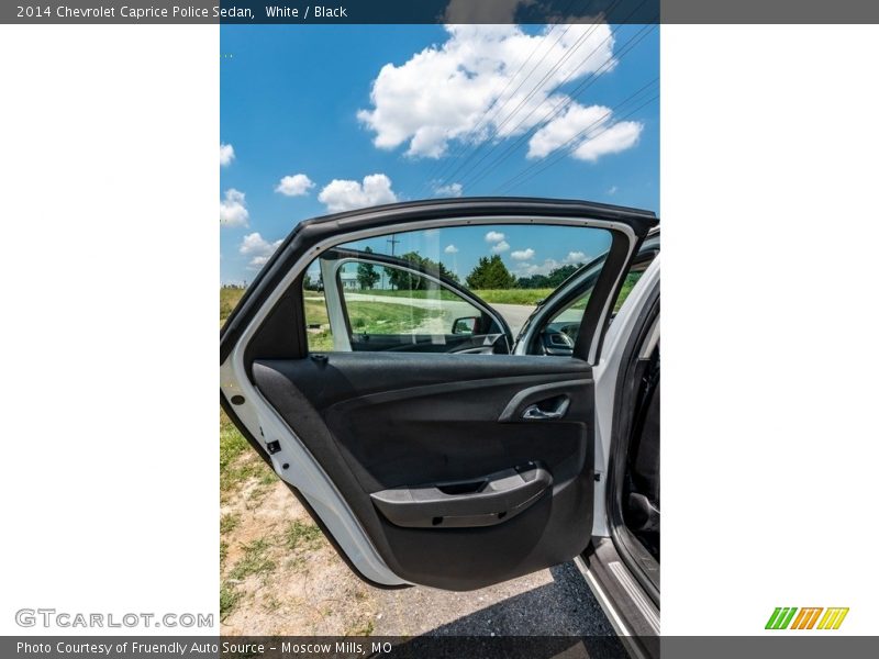 White / Black 2014 Chevrolet Caprice Police Sedan