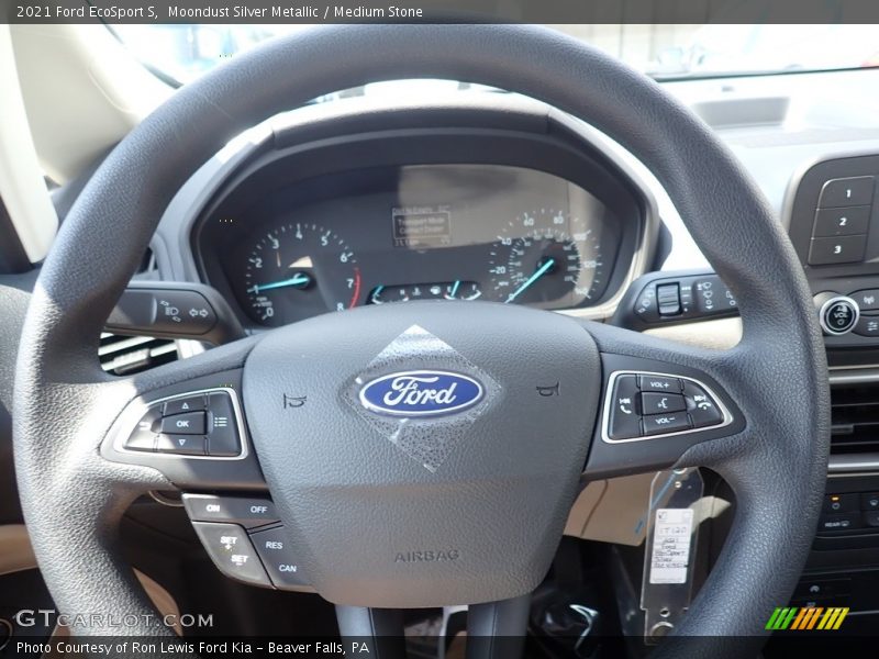 Moondust Silver Metallic / Medium Stone 2021 Ford EcoSport S
