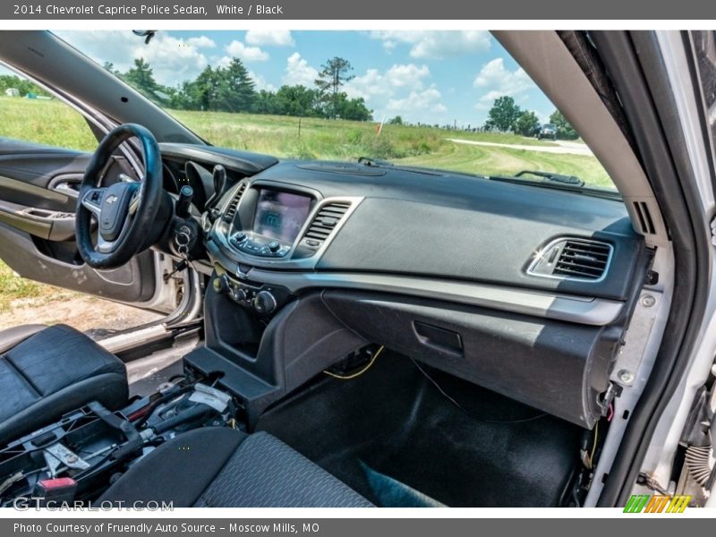 White / Black 2014 Chevrolet Caprice Police Sedan