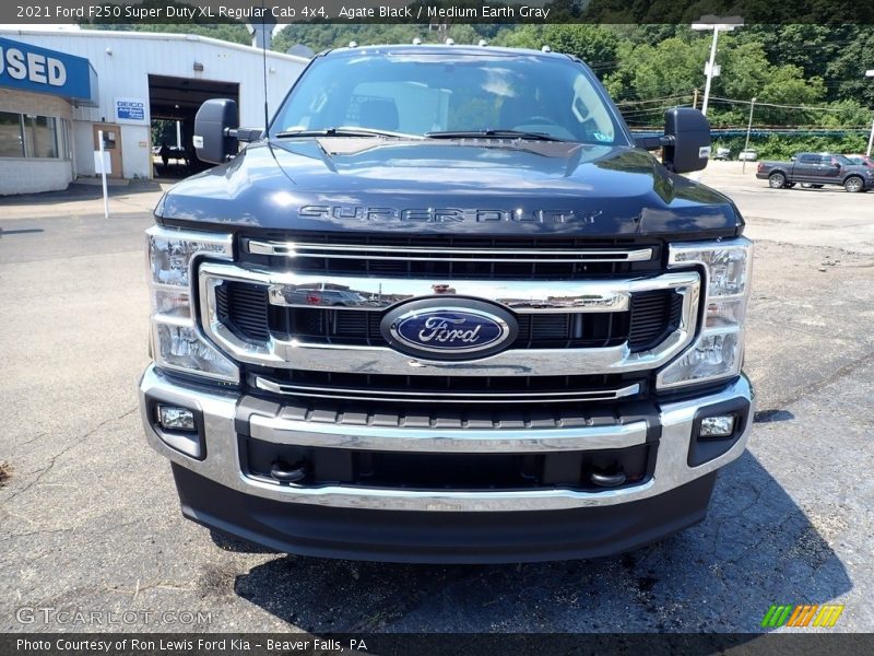 Agate Black / Medium Earth Gray 2021 Ford F250 Super Duty XL Regular Cab 4x4