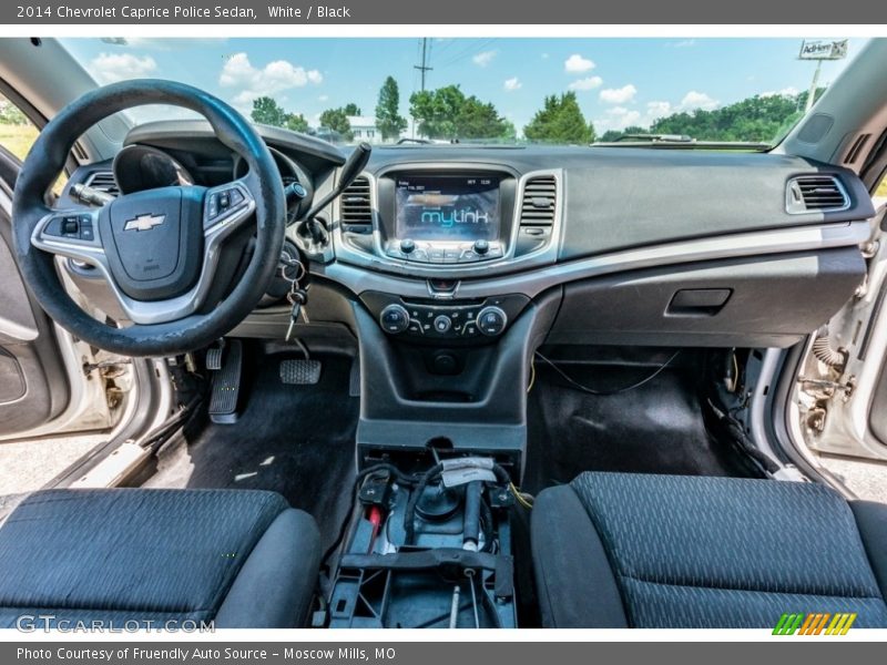 White / Black 2014 Chevrolet Caprice Police Sedan