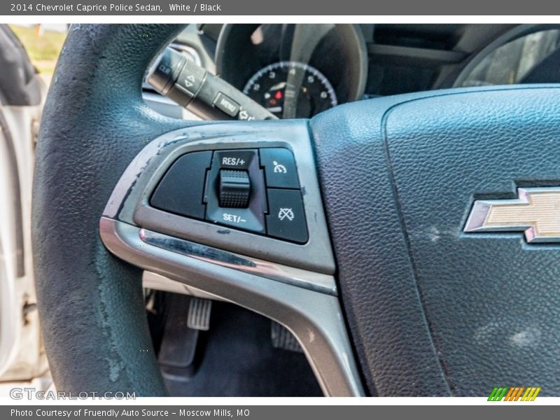White / Black 2014 Chevrolet Caprice Police Sedan