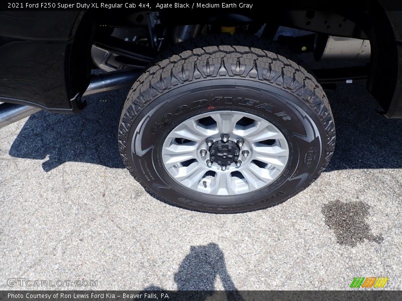 Agate Black / Medium Earth Gray 2021 Ford F250 Super Duty XL Regular Cab 4x4