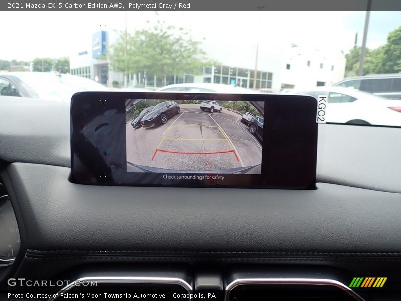 Polymetal Gray / Red 2021 Mazda CX-5 Carbon Edition AWD