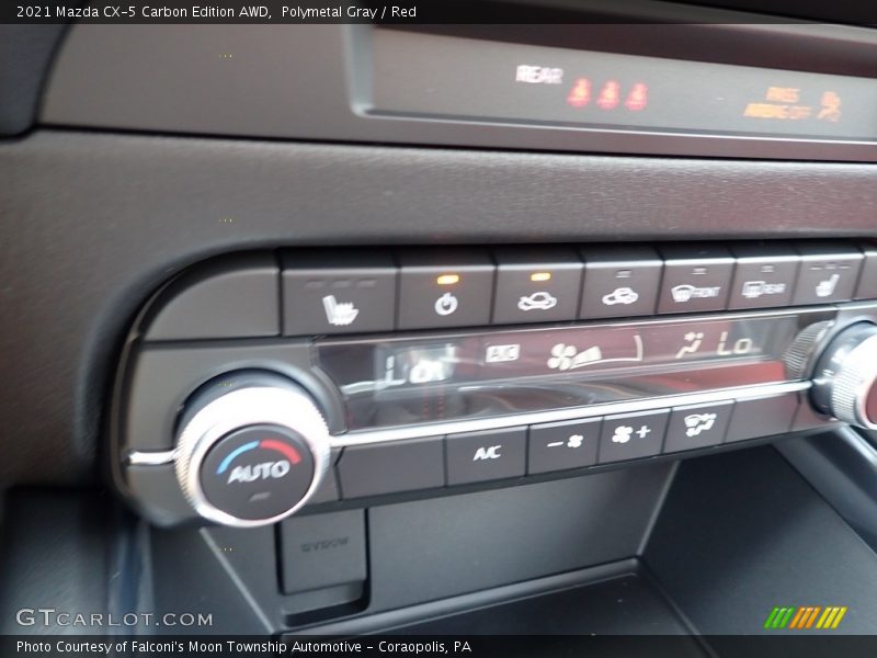 Polymetal Gray / Red 2021 Mazda CX-5 Carbon Edition AWD