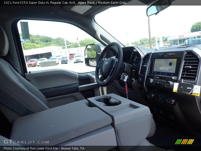 Agate Black / Medium Earth Gray 2021 Ford F250 Super Duty XL Regular Cab 4x4