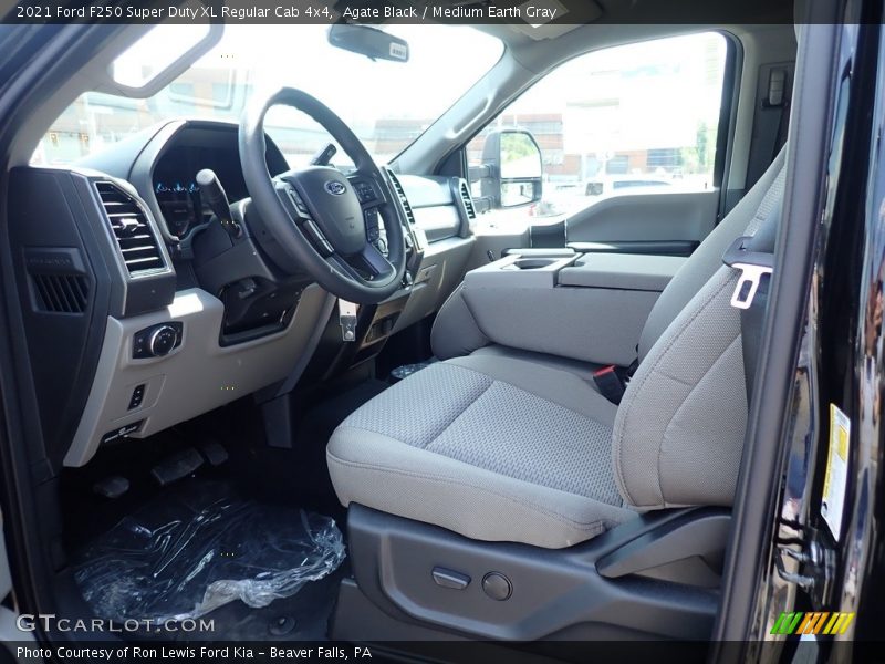 Agate Black / Medium Earth Gray 2021 Ford F250 Super Duty XL Regular Cab 4x4