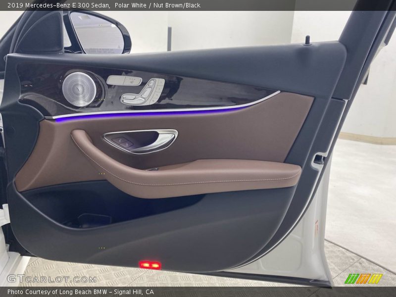 Polar White / Nut Brown/Black 2019 Mercedes-Benz E 300 Sedan