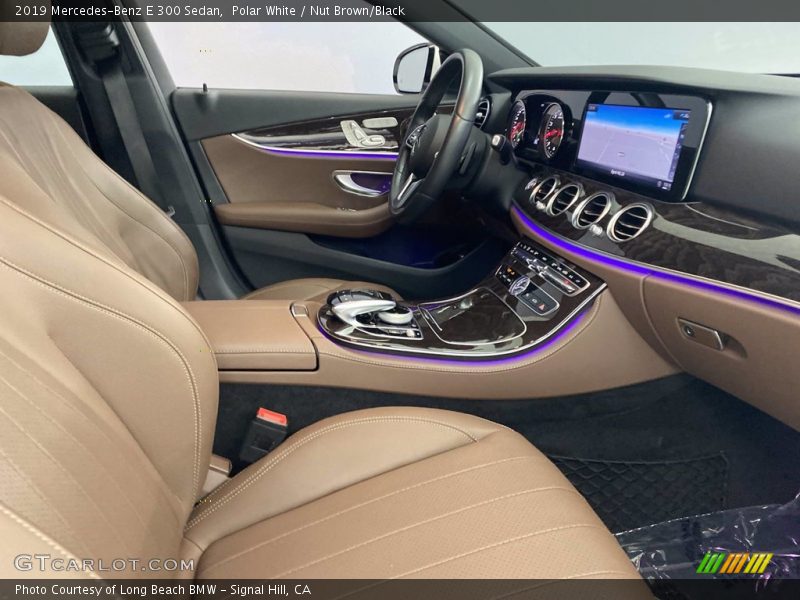 Polar White / Nut Brown/Black 2019 Mercedes-Benz E 300 Sedan