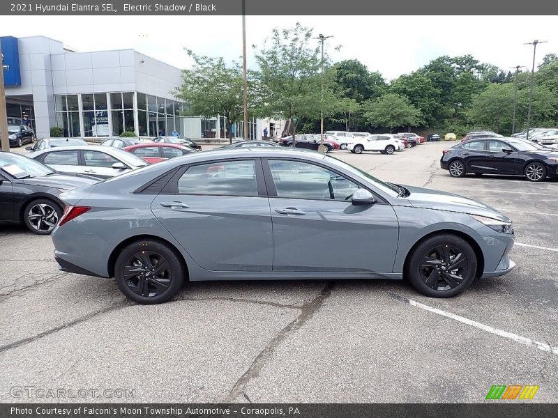 Electric Shadow / Black 2021 Hyundai Elantra SEL