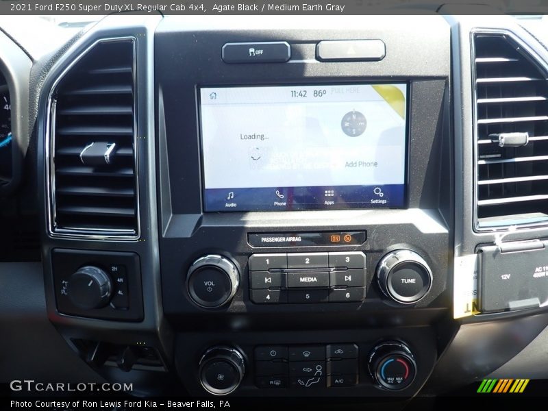 Agate Black / Medium Earth Gray 2021 Ford F250 Super Duty XL Regular Cab 4x4