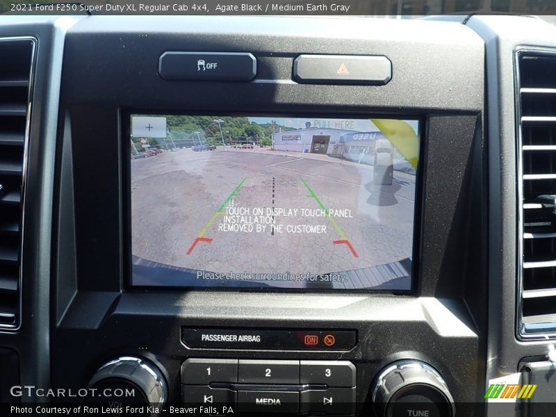 Agate Black / Medium Earth Gray 2021 Ford F250 Super Duty XL Regular Cab 4x4
