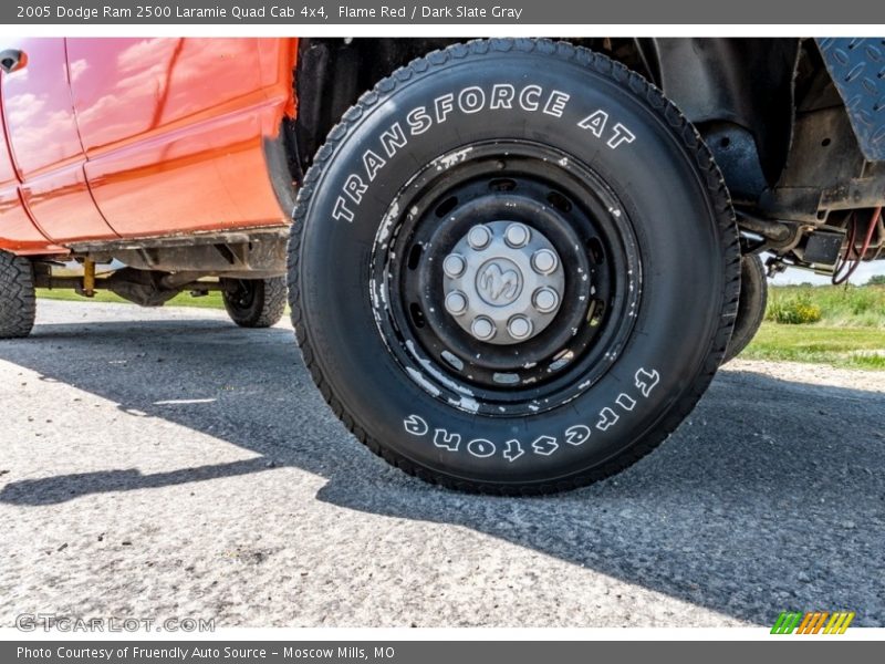 Flame Red / Dark Slate Gray 2005 Dodge Ram 2500 Laramie Quad Cab 4x4