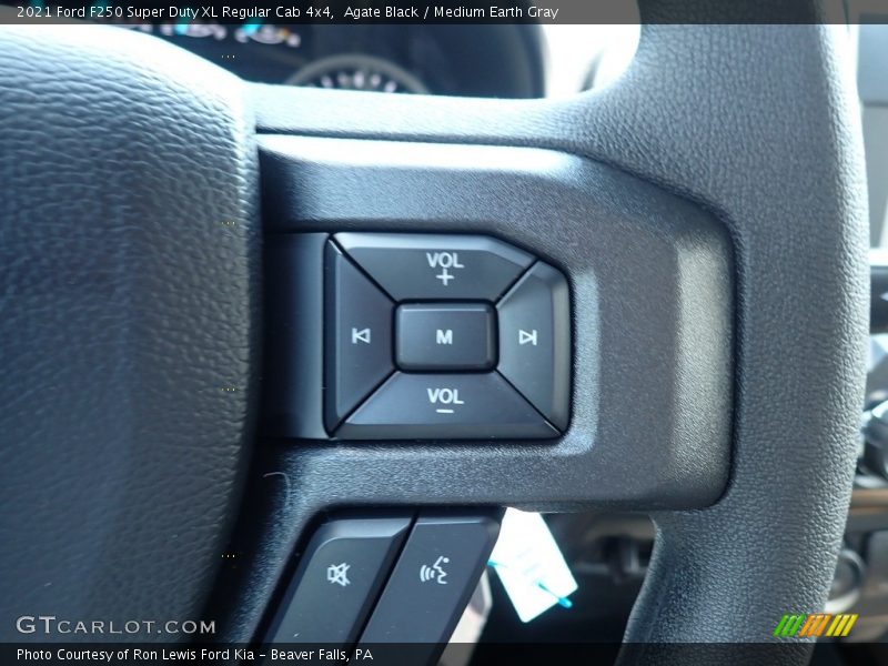 Agate Black / Medium Earth Gray 2021 Ford F250 Super Duty XL Regular Cab 4x4