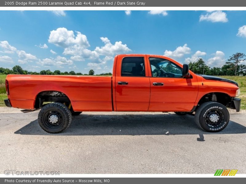 Flame Red / Dark Slate Gray 2005 Dodge Ram 2500 Laramie Quad Cab 4x4