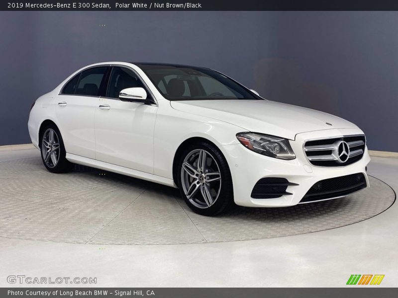 Polar White / Nut Brown/Black 2019 Mercedes-Benz E 300 Sedan