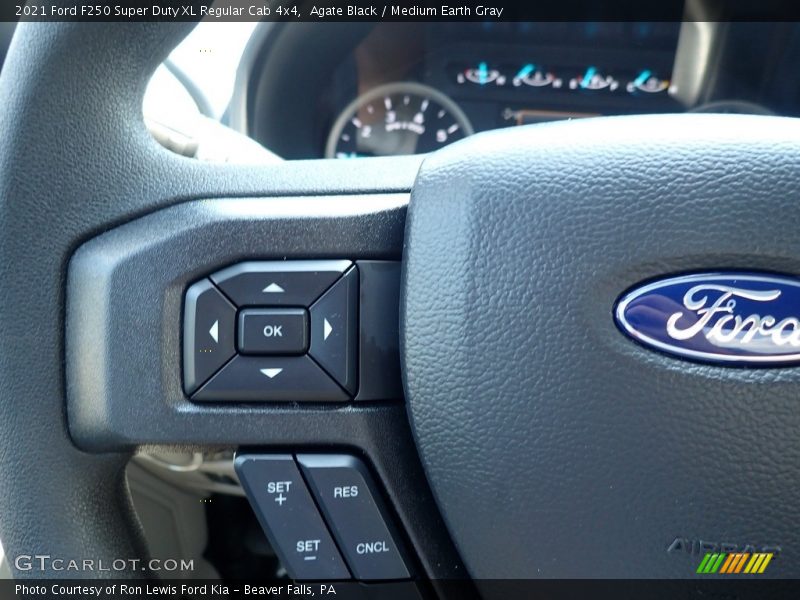 Agate Black / Medium Earth Gray 2021 Ford F250 Super Duty XL Regular Cab 4x4
