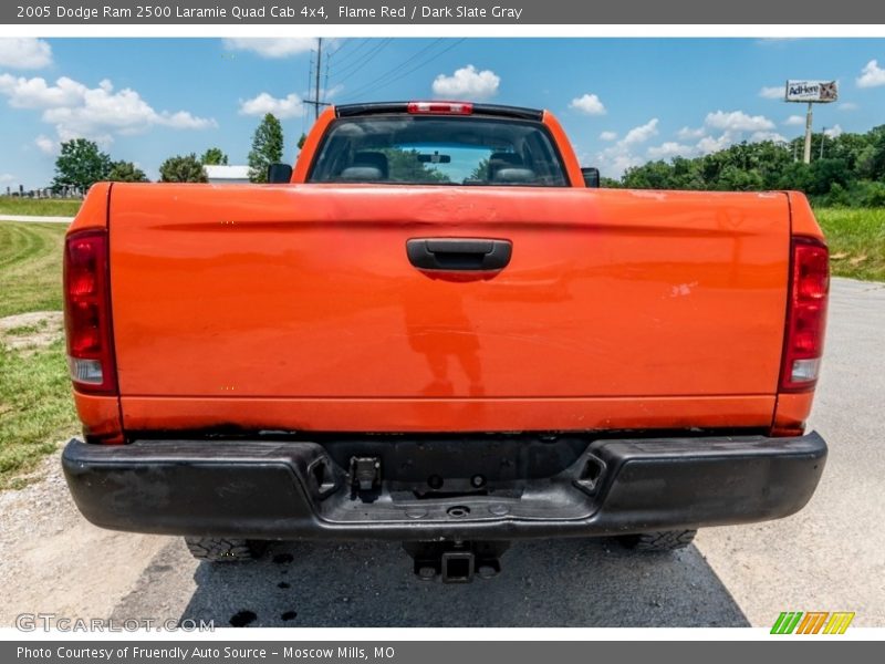 Flame Red / Dark Slate Gray 2005 Dodge Ram 2500 Laramie Quad Cab 4x4