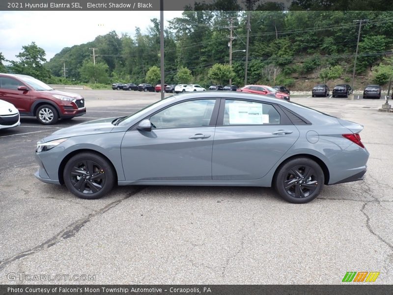 Electric Shadow / Black 2021 Hyundai Elantra SEL