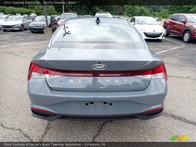 Electric Shadow / Black 2021 Hyundai Elantra SEL