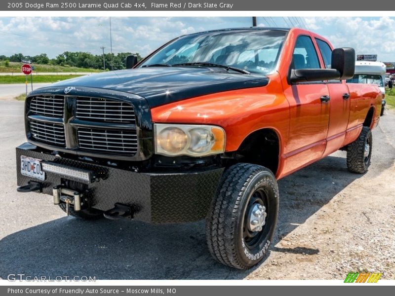 Flame Red / Dark Slate Gray 2005 Dodge Ram 2500 Laramie Quad Cab 4x4