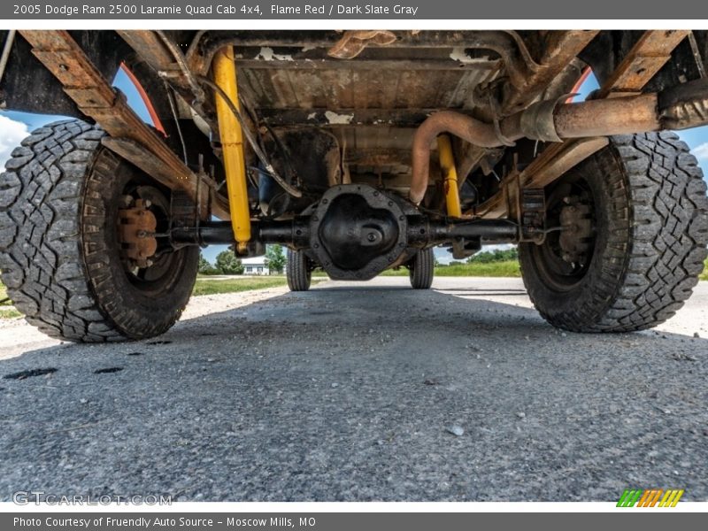 Flame Red / Dark Slate Gray 2005 Dodge Ram 2500 Laramie Quad Cab 4x4