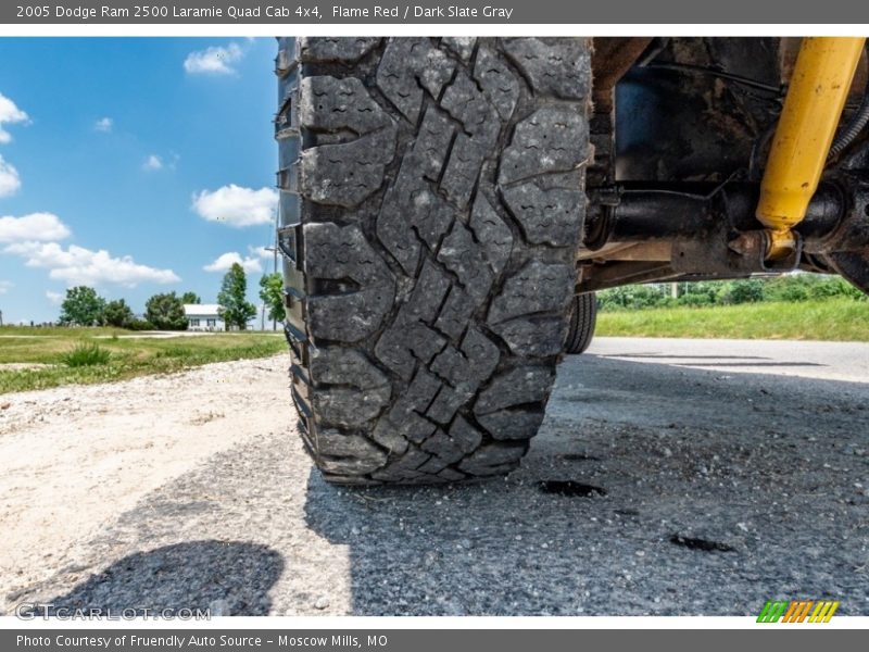 Flame Red / Dark Slate Gray 2005 Dodge Ram 2500 Laramie Quad Cab 4x4