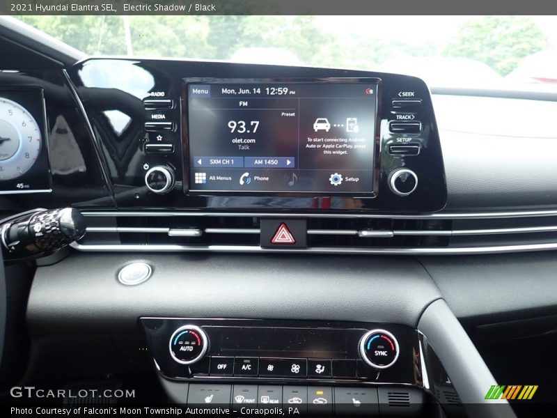 Electric Shadow / Black 2021 Hyundai Elantra SEL