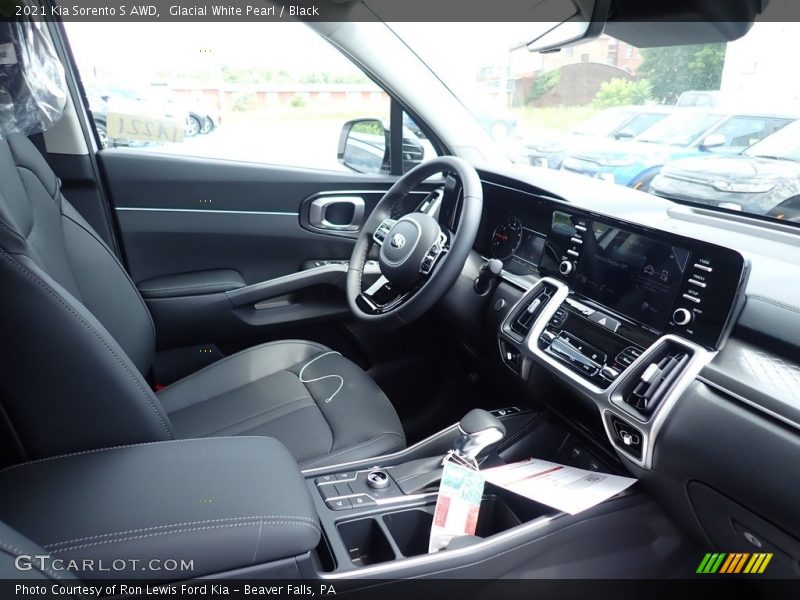 Glacial White Pearl / Black 2021 Kia Sorento S AWD