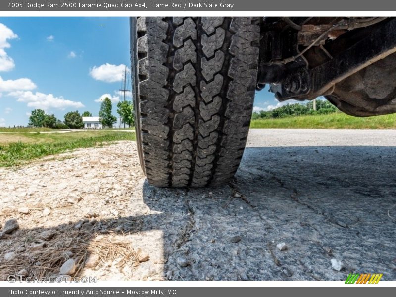 Flame Red / Dark Slate Gray 2005 Dodge Ram 2500 Laramie Quad Cab 4x4