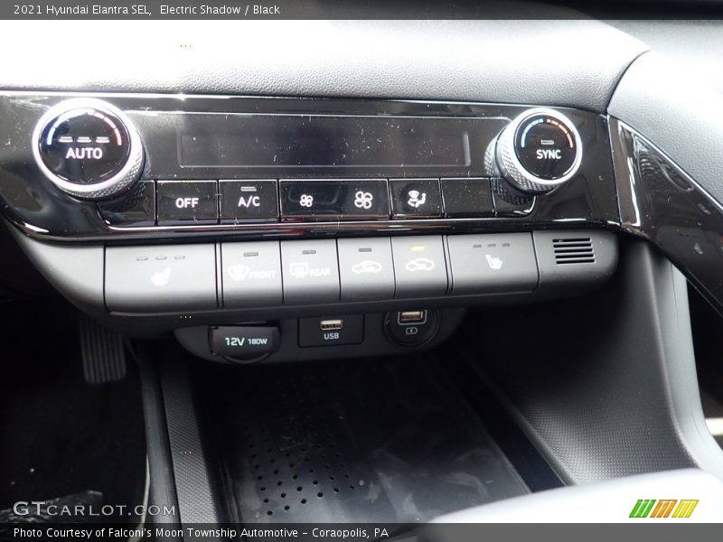 Electric Shadow / Black 2021 Hyundai Elantra SEL