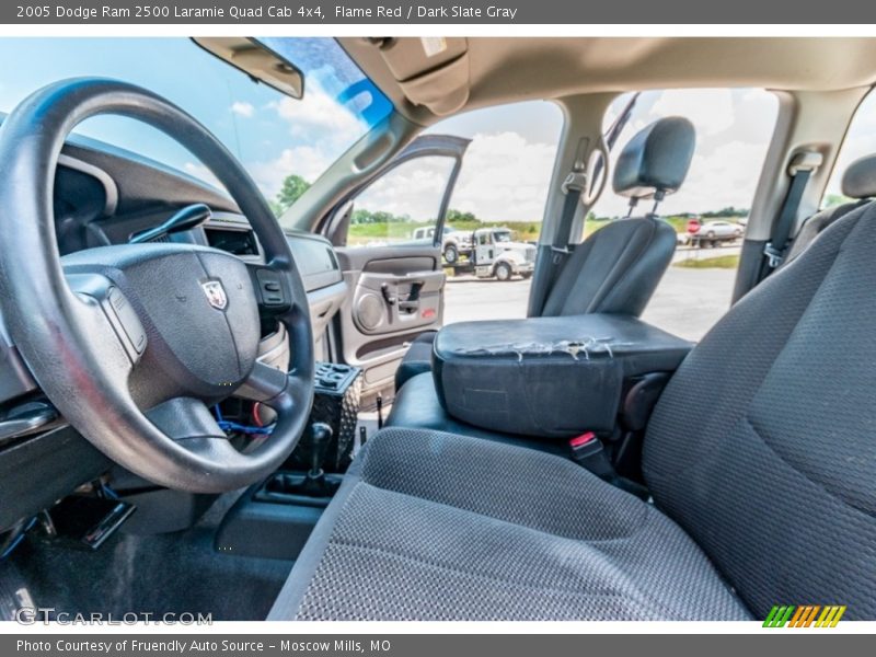 Flame Red / Dark Slate Gray 2005 Dodge Ram 2500 Laramie Quad Cab 4x4