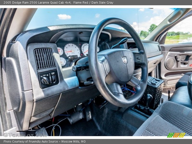 Flame Red / Dark Slate Gray 2005 Dodge Ram 2500 Laramie Quad Cab 4x4