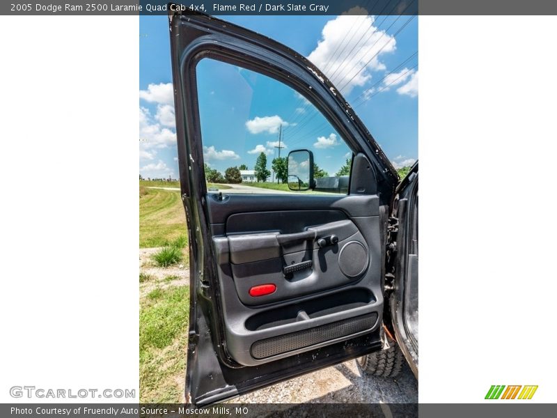 Flame Red / Dark Slate Gray 2005 Dodge Ram 2500 Laramie Quad Cab 4x4
