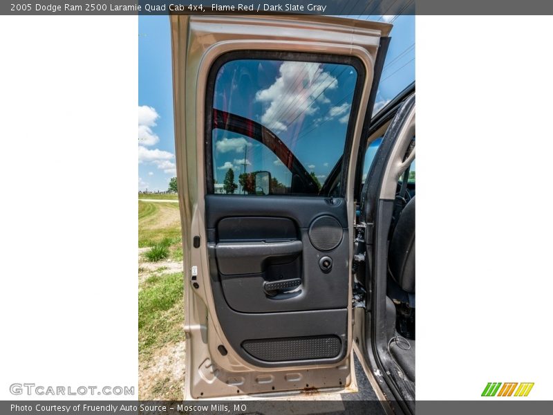 Flame Red / Dark Slate Gray 2005 Dodge Ram 2500 Laramie Quad Cab 4x4